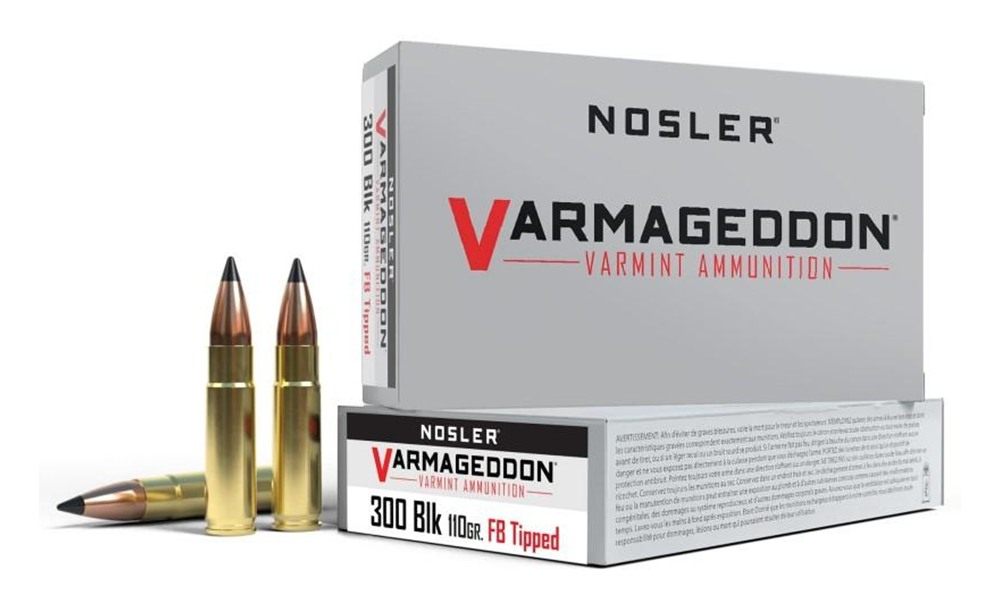 Nosler 40127 Varmageddon 300 Blackout 110gr Flat Base Tipped 20 Per Box/20 view 2