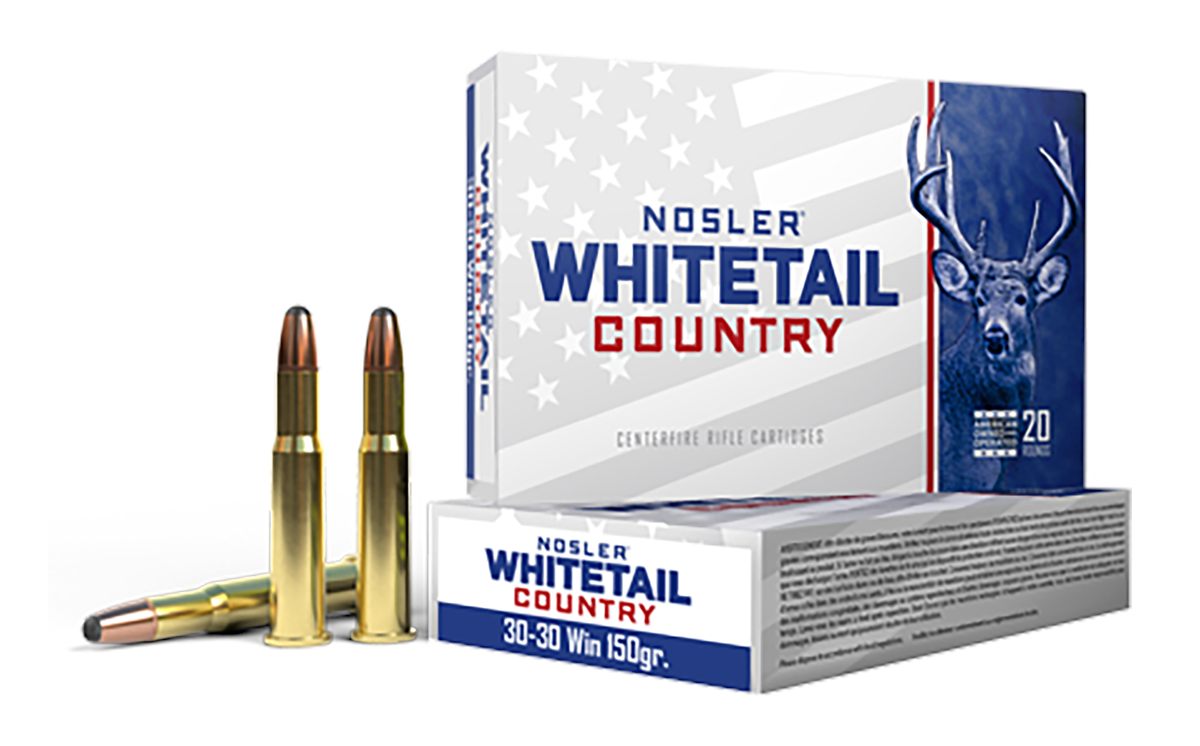 NOSLER 40135 Whitetail Country 30 Win 150gr Spitzer Boat Tail 20 Per Box/10