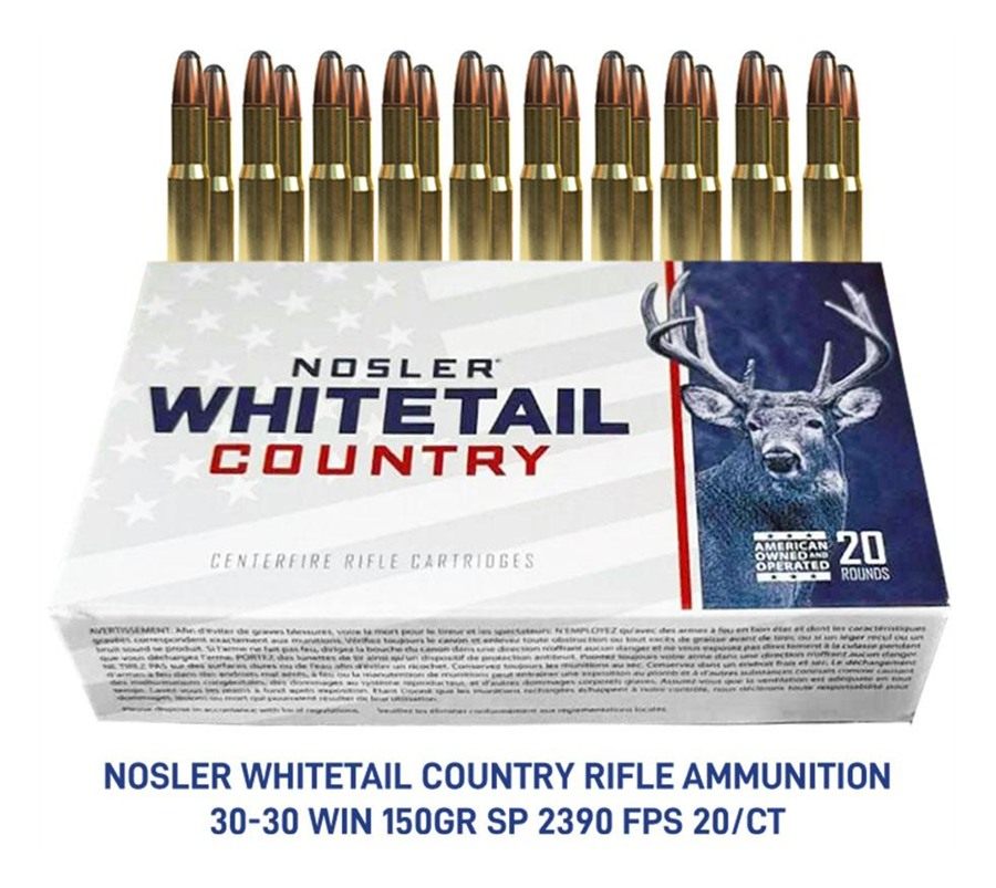 NOSLER 40135 Whitetail Country 30 Win 150gr Spitzer Boat Tail 20 Per Box/10 view 4