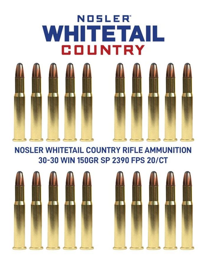 NOSLER 40135 Whitetail Country 30 Win 150gr Spitzer Boat Tail 20 Per Box/10 view 8