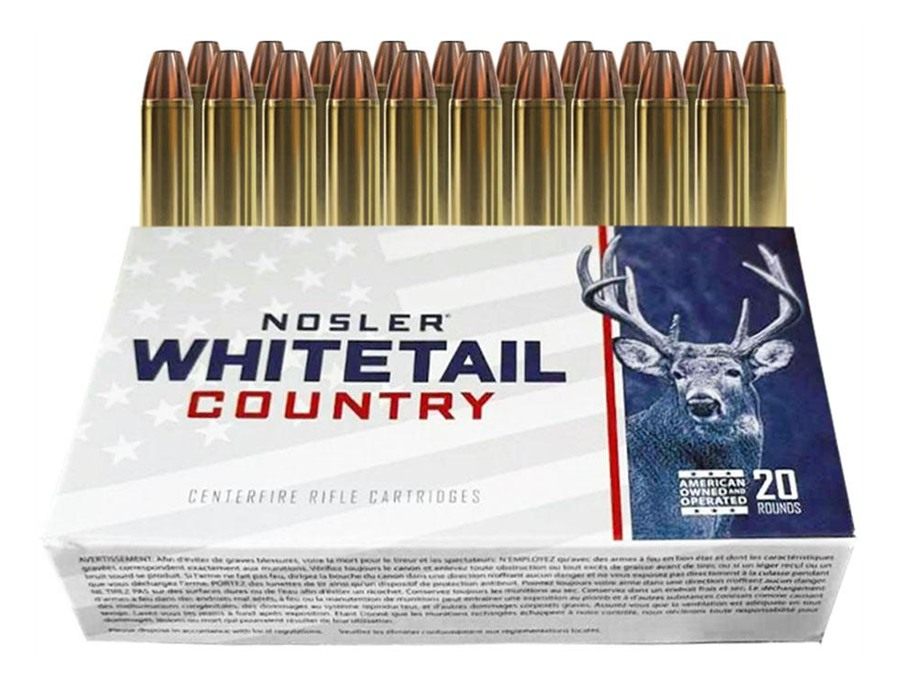Nosler Whitetail Country Rifle Ammunition 45-70 Govt 300gr LFN 1950 fps 20/ view 4