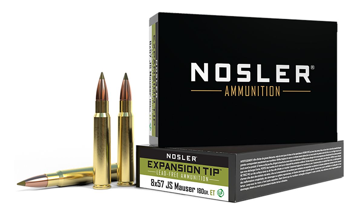 Nosler Bullets 40643 E-Tip 8mmMauser 180gr E Lead Free 20 Per Box/10 Case