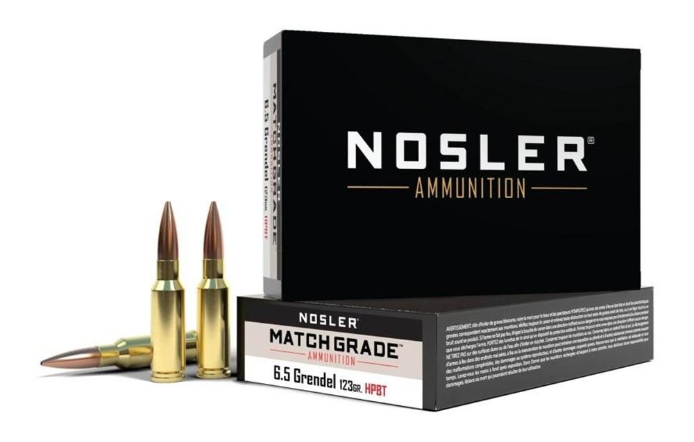 Nosler Bullets 44501 Match Grade 6.5 Grendel 123gr Custom Competition Hollo view 2