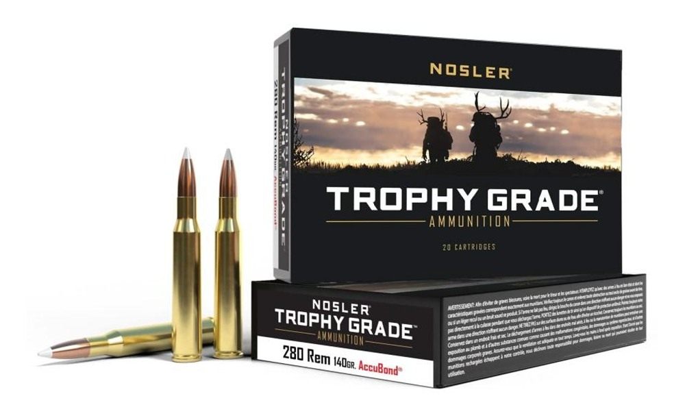 NOSLER 48545 Trophy Grade 280 Rem 140gr AccuBond 20 Per Box/10 Case view 2