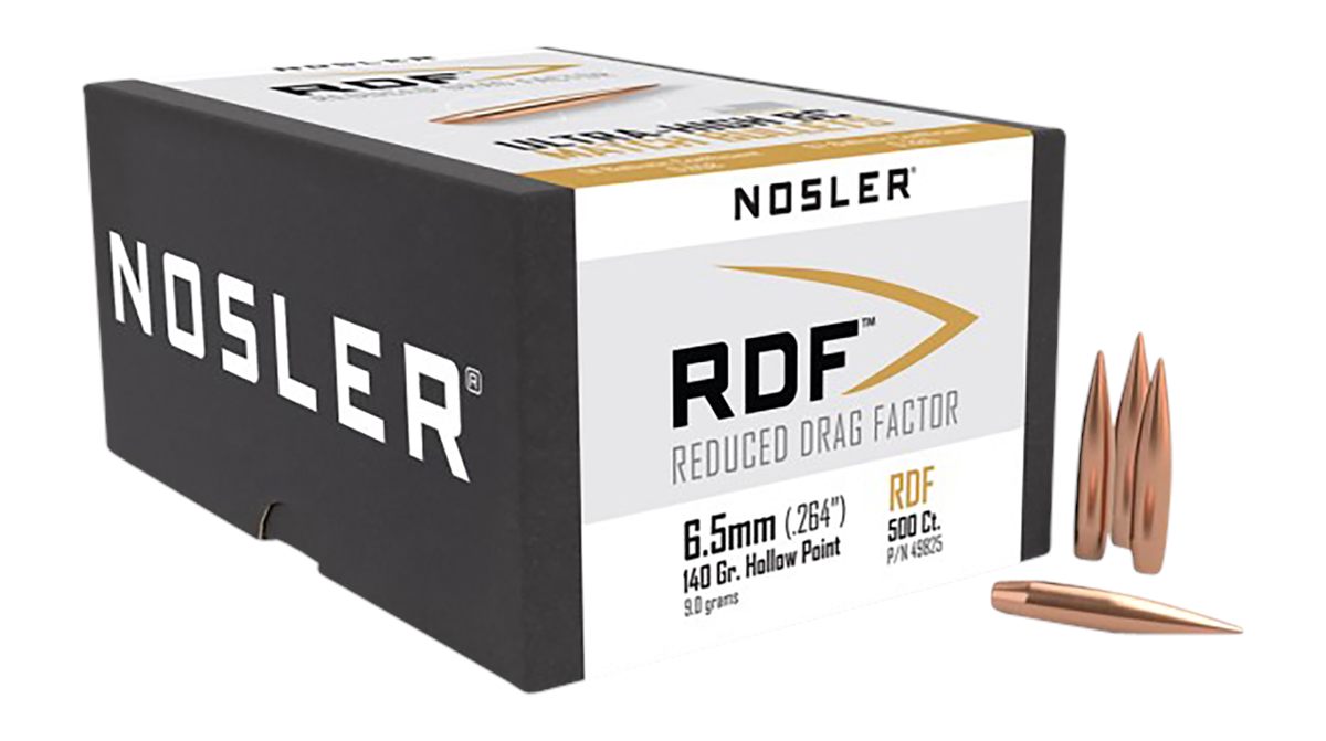 Nosler Bullets 49825 RDF Match 6.5 Creedmoor 140gr Hollow Point Boat Tail 5