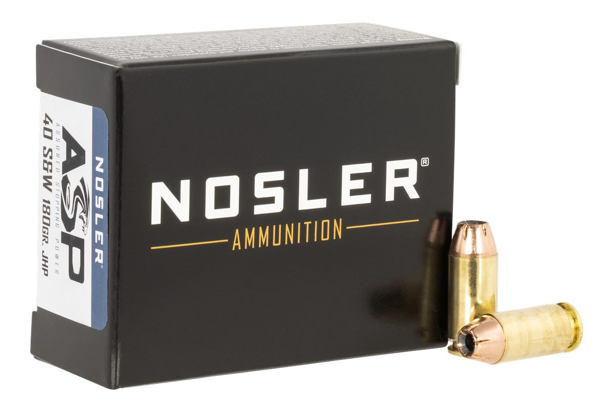 Nosler Bullets 51279 Assured Stopping Power Handgun 40S W 180gr Jacketed Ho