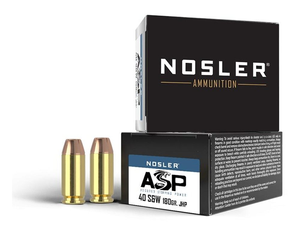 Nosler Bullets 51279 Assured Stopping Power Handgun 40S W 180gr Jacketed Ho view 2