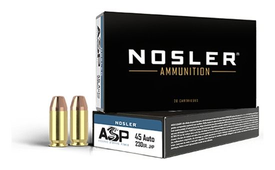 NOSLER 51284 Assured Stopping Power Handgun 45ACP 230gr Jacketed Hollow Poi view 3