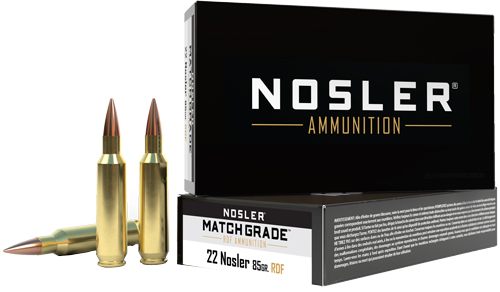 NOSLER 51297 Match Grade 22 Creedmoor 85gr RDF Hollow Point Boat Tail 20 Pe view 2