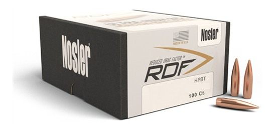 NOSLER BULLET 22 CAL .224 70GR HPBT RDF (REDUCED DRAG FACTOR) (100) view 3