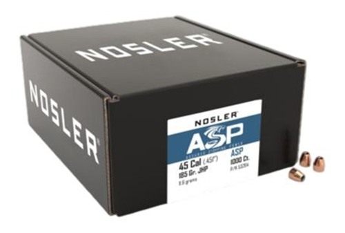 Nosler Bullets Custom Competition .45 cal .451in 185 gr JHP 1000/ct