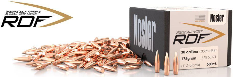 Nosler Bullets 7MM .284 185GR HPBT RDF (Reduced Drag Factor) (100) view 2