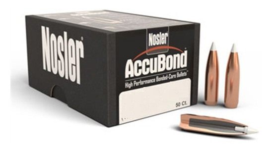 NOSLER AccuBond Rifle Bullets .22 cal .224in 70 gr Sptz-ACB 50/ct view 4