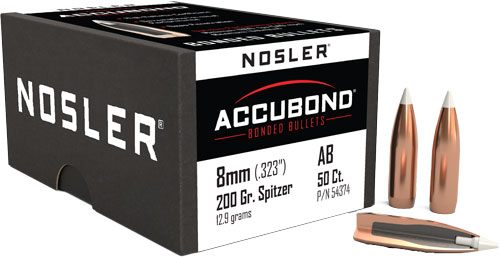 Nosler Bullets AccuBond Rifle 8mm .323in 200 gr SBT-ACB 50/ct view 4