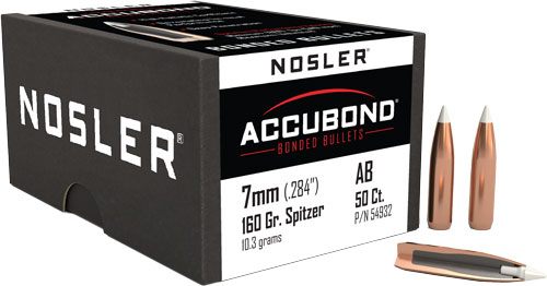 Nosler Bullets AccuBond Rifle 7mm .284in 160 gr SBT-ACB 50/ct view 4