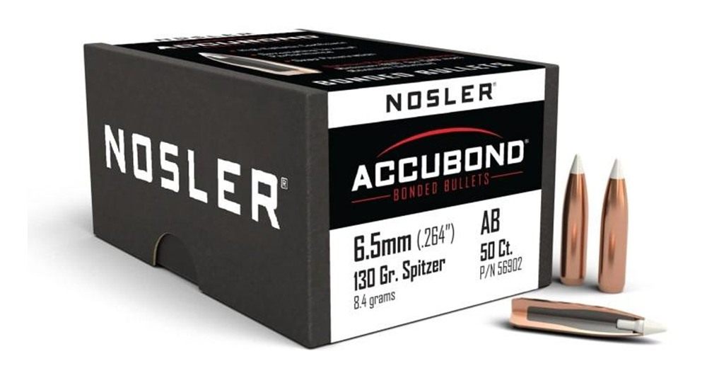 Nosler Bullets AccuBond Rifle 6.5mm .264in 130 gr SBT-ACB 50/ct view 2