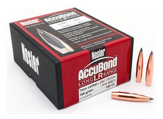 Nosler Bullets AccuBond Long Range Rifle .30 cal .308in 168 gr Spbt-ACB 100 view 3