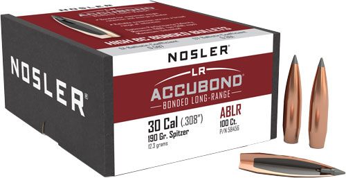 NOSLER AccuBond Long Range Rifle Bullets .30 cal .308in 190 gr Spbt-ACB 100 view 4