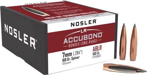 Nosler Bullets AccuBond Long Range Rifle 7mm .284in 168 gr SPT-ACB 100/ct view 4