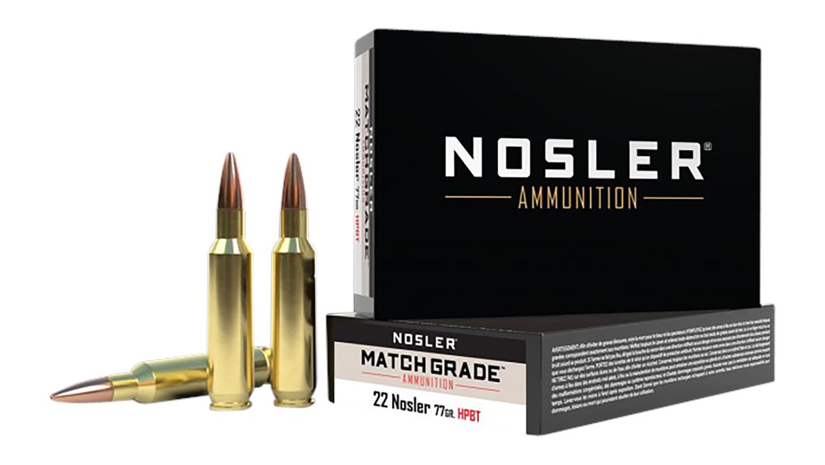 Nosler Bullets 60016 Match Grade 22 77gr Custom Competition Hollow Point Bo
