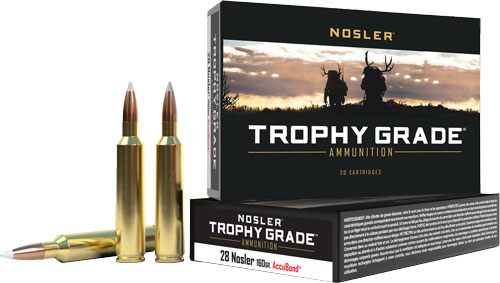 Nosler Bullets Accubond Trophy Grade Rifle Ammunition 28 160 PT 3300 fps 20 view 5