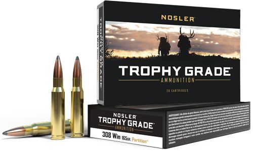 Nosler Bullets 60053 Trophy Grade 308 Win 165 Spitzer Partition 20 Per Box/ view 3