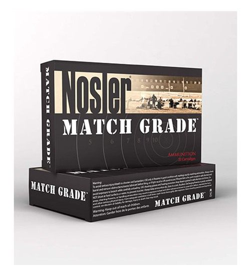 Nosler Custom Competition Match Grade Rifle Ammunition .308 Win 168 OTM 275 view 2