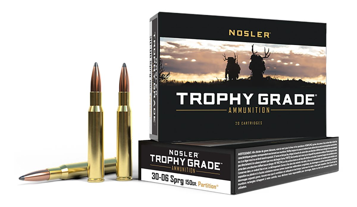 Nosler Bullets 60055 Trophy Grade 30-06 Springfield 150gr Spitzer Partition