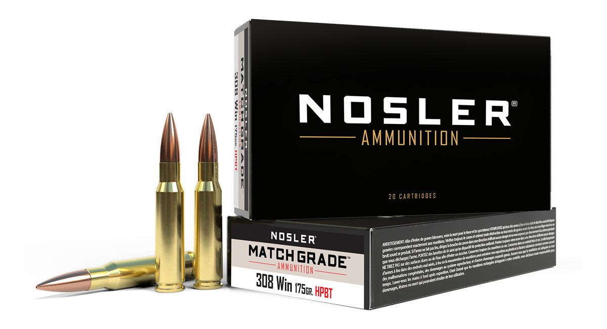 Nosler Bullets 60072 Match Grade 308 Win 175gr Custom Competition Hollow Po