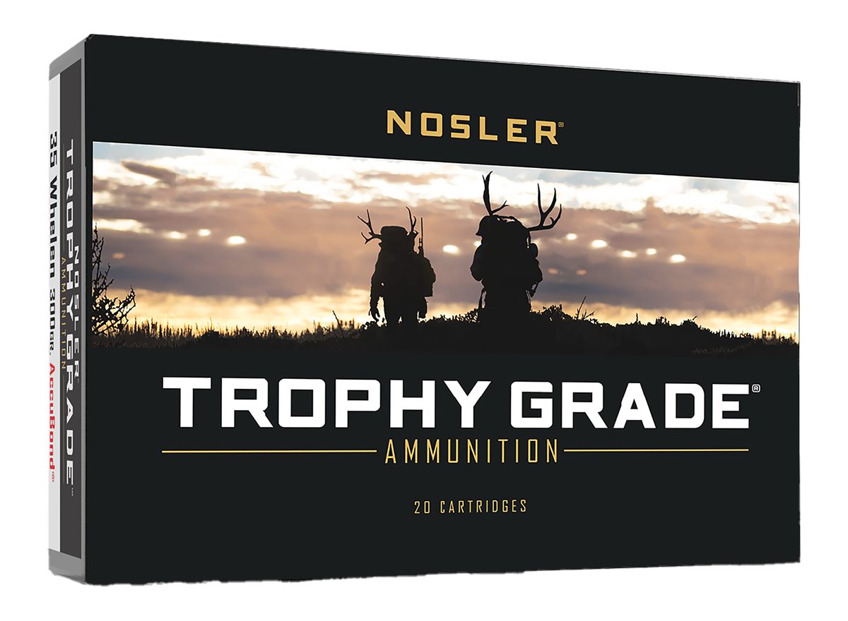 NOSLER Accubond Trophy Grade Rifle Ammunition .35 Whelen 225 PT 2700 fps 20