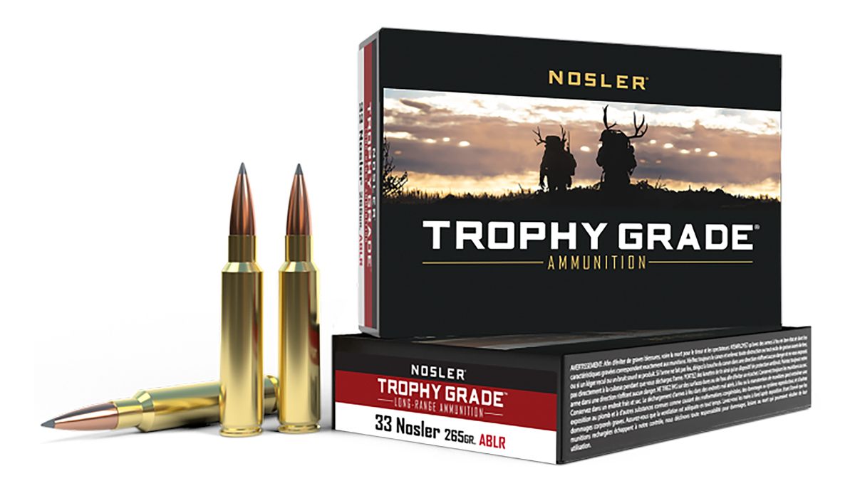 Nosler Bullets 60099 Trophy Grade Long-Range 33 265gr Spitzer AccuBond 20 P