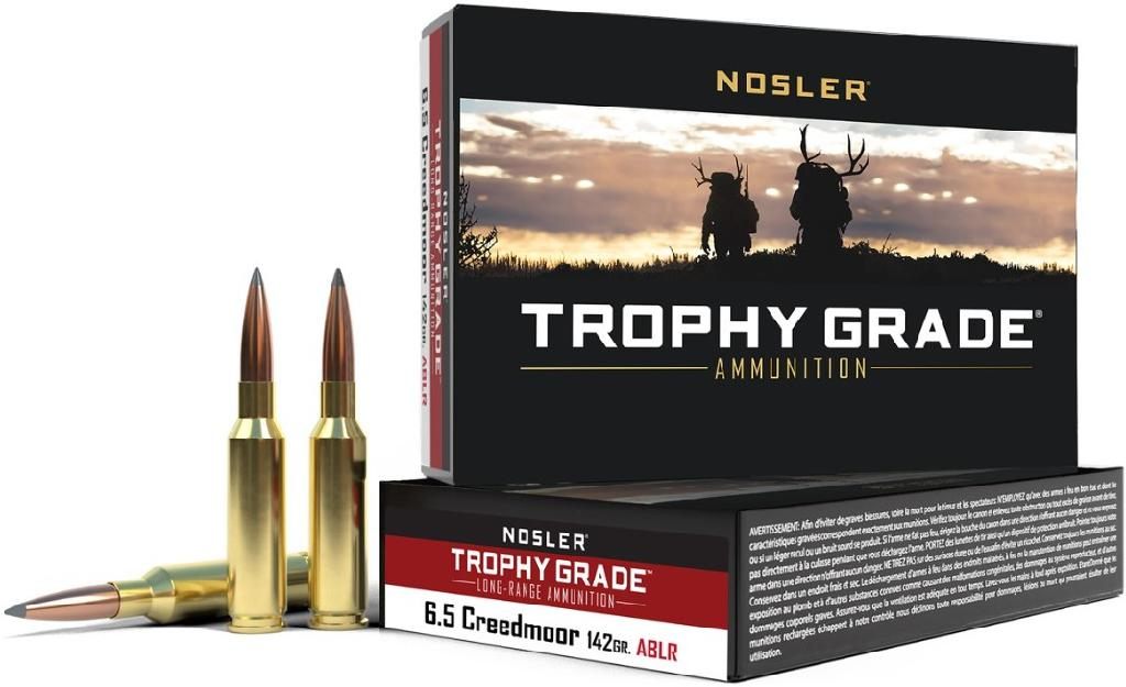 Nosler 60105 Trophy Grade Long-Range 6.5 Creedmoor 142gr Spitzer AccuBond 2 view 2