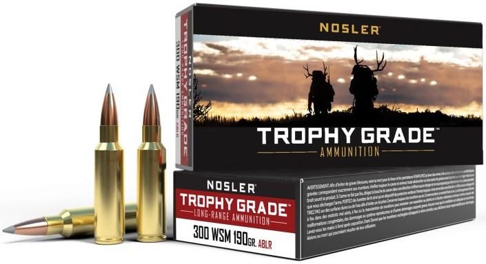 Nosler Bullets 60106 Trophy Grade Long-Range 300WSM 190gr Spitzer AccuBond view 2