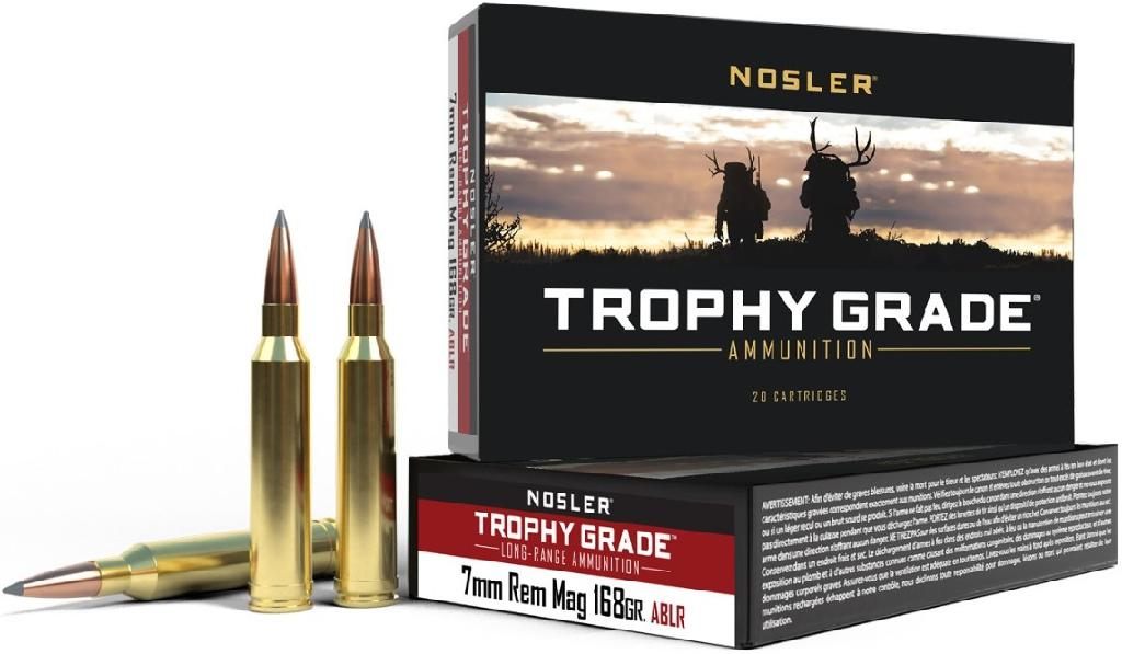 Nosler 60108 Trophy Grade Long-Range 7mmRemMag 168gr Spitzer AccuBond 20 Pe view 2