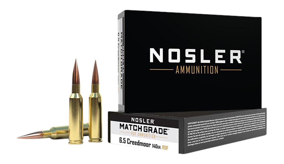 Nosler 60115 Match Grade RDF 6.5 Creedmoor 140gr Hollow Point Boat Tail 20