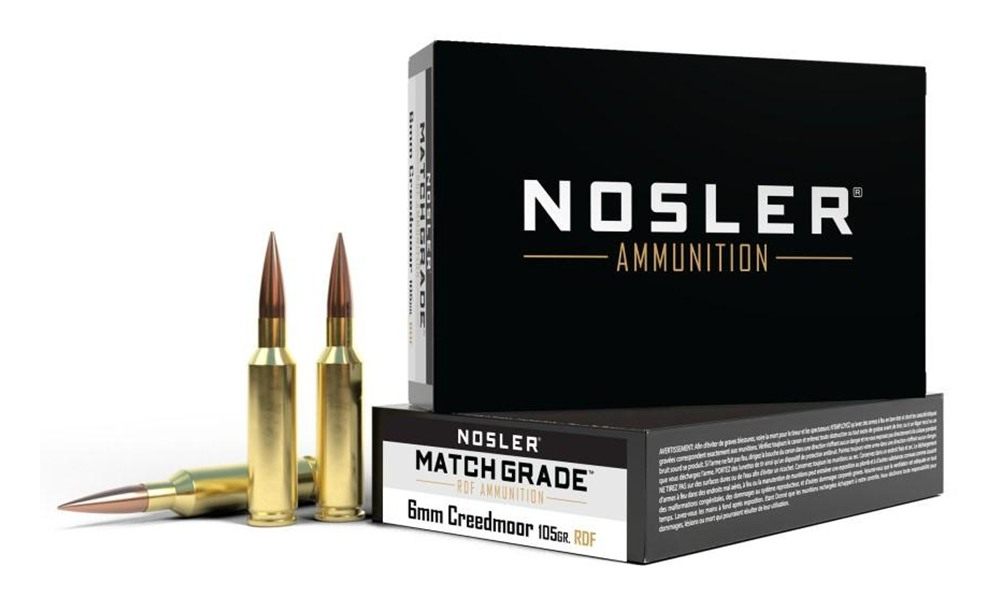 NOSLER 60135 Match Grade RDF 6mmCreedmoor 105gr Hollow Point Boat Tail 20 P view 2