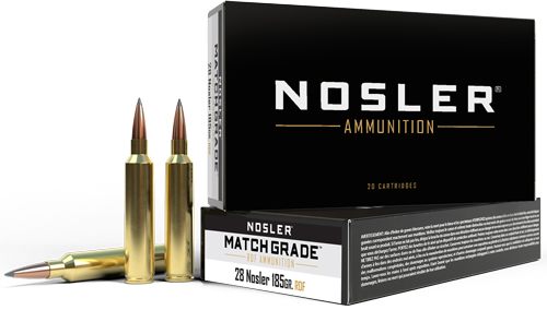 Nosler Bullets 60141 Match Grade RDF 28 185gr Hollow Point Boat Tail 20 Per view 2
