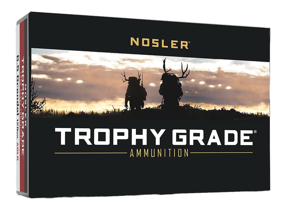 NOSLER 60146 Trophy Grade Long-Range 6.5 Grendel 129gr Spitzer AccuBond 20