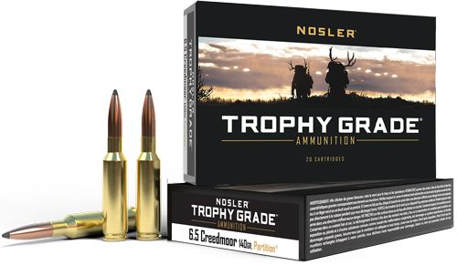 Nosler Bullets Partition Trophy Grade Rifle Ammunition 6.5 Creedmoor 140 PS view 4