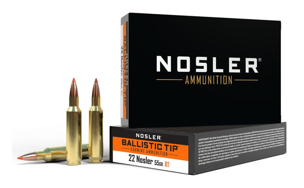 Nosler Bullets 61030 Ballistic Tip 22 55gr Spitzer Varmint 20 Per Box/10 Ca view 2