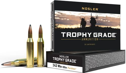 Nosler Bullets Trophy Grade Rifle Ammunition .243 Win 100g PSP 2950 fps 20/ view 4