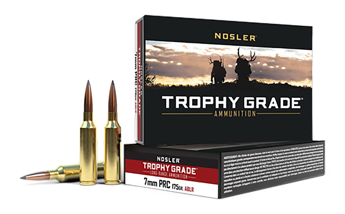 NOSLER Accubond Long Range Trophy Grade Rifle Ammunition 7mm PRC 175gr Ablr