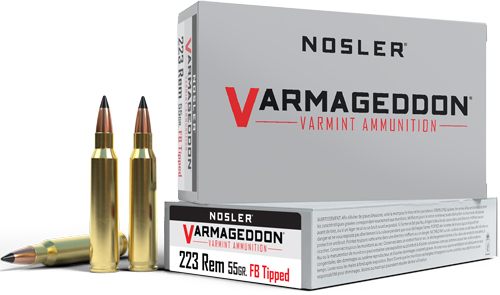 Nosler Bullets Varmageddon Rifle Ammunition .223 Rem 55 gr FB Tipped 3100 f view 5