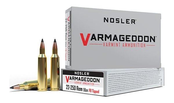 Nosler Bullets Varmegeddon Rifle Ammunition .22-250 Rem 55 gr FB Tipped 355 view 2