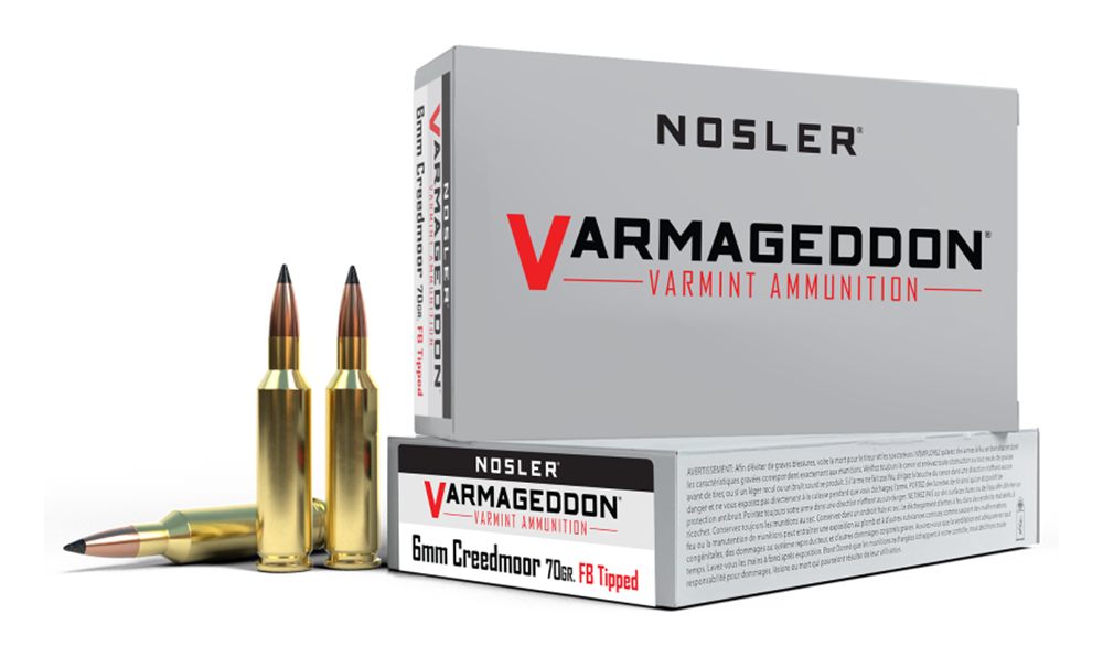 Nosler Varmageddon Rifle Ammunition 6mm Creedmoor 70gr FB Tipped 3550 fps 2 view 2