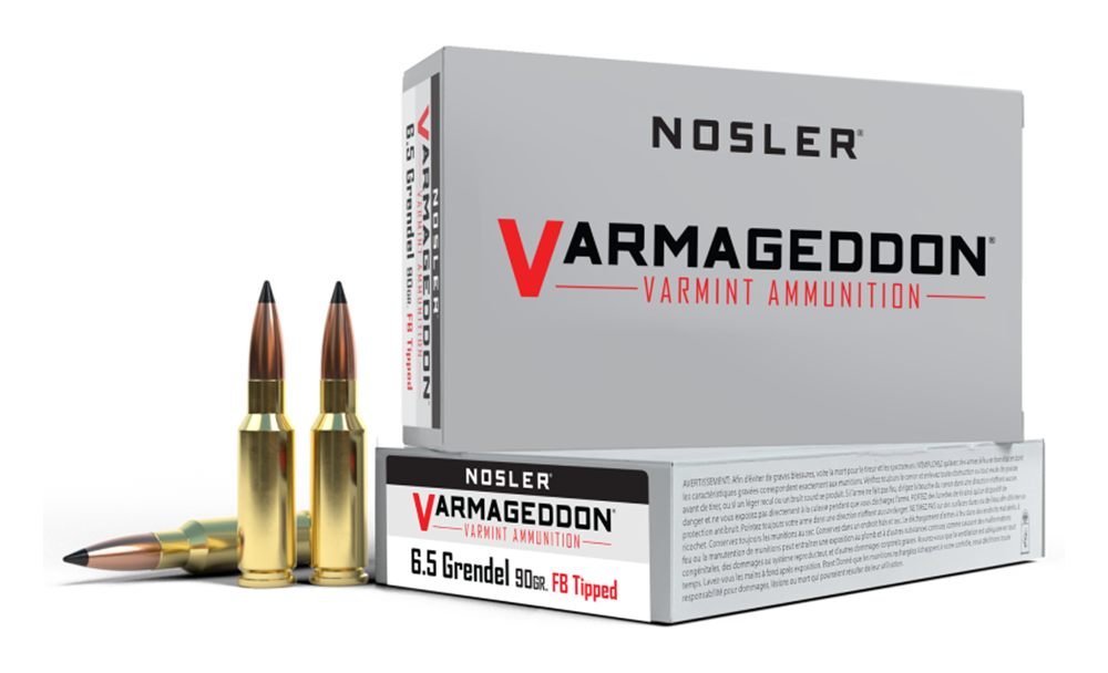 NOSLER Varmageddon Rifle Ammunition 6.5mm Grendel 90gr FB Tipped 2800 fps 2 view 2