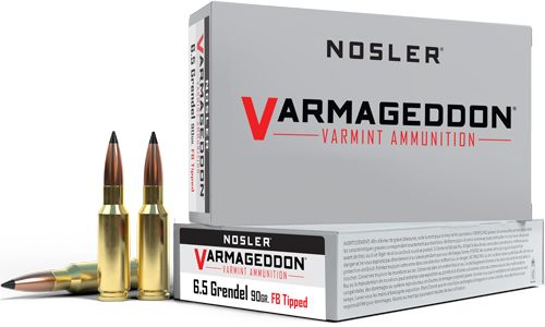 NOSLER Varmageddon Rifle Ammunition 6.5mm Grendel 90gr FB Tipped 2800 fps 2 view 5
