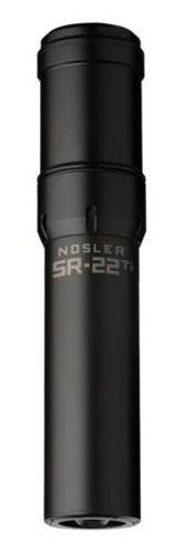 Nosler Bullets SR-22 Ti Suppressor 1/2x28 LR 7.53in Black