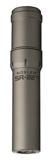 Nosler Bullets SR-22 Ti Suppressor 1/2x28 LR 7.53in Grey