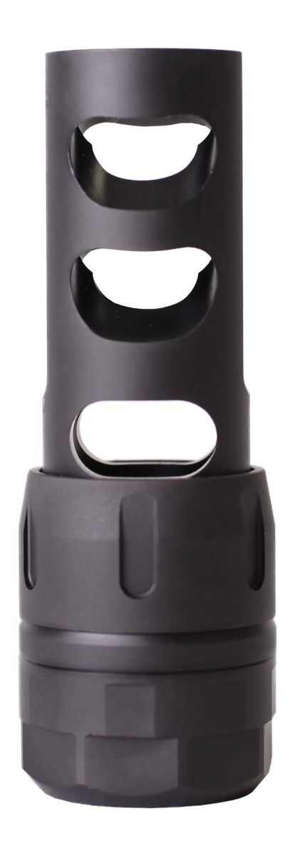 NOSLER 97230 Muzzle Brake Black 5/8in 24 tpi Threads for 338 Cal